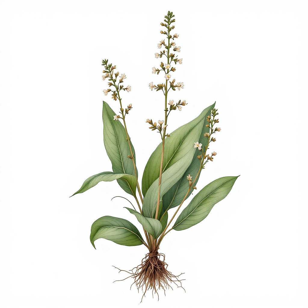 Alisma botanical illustration