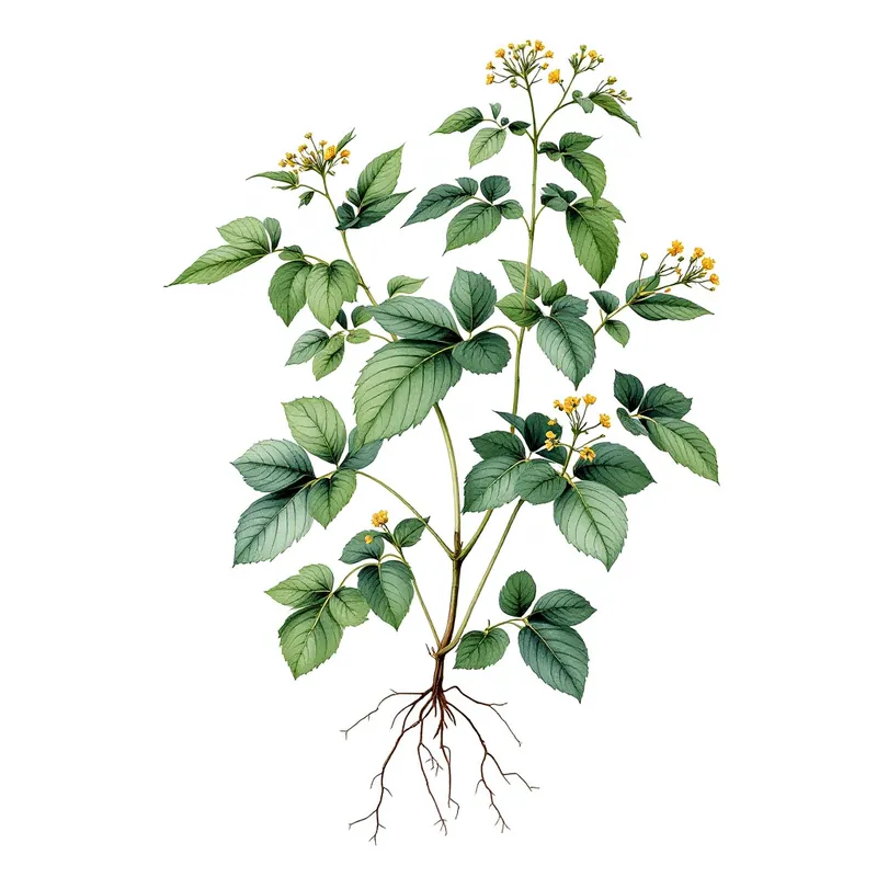 Astragalus botanical illustration