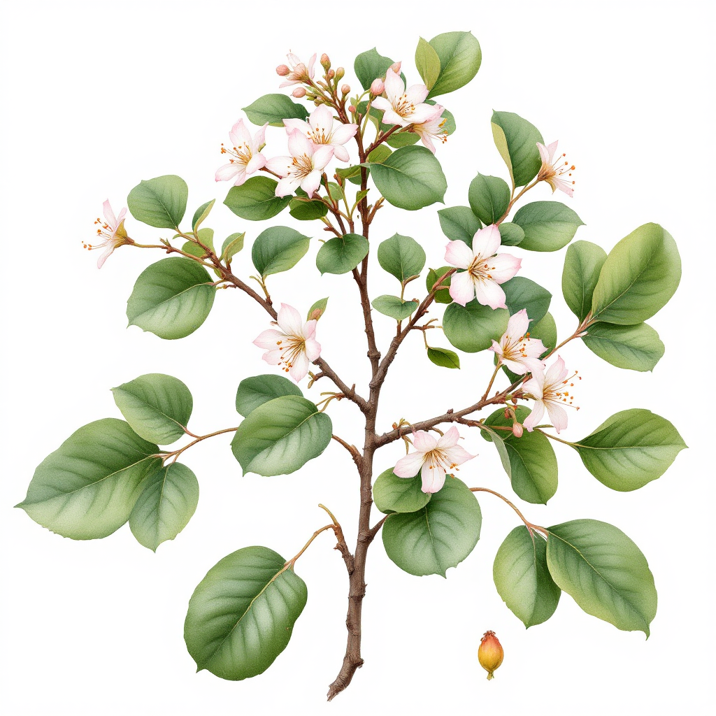 Buchu botanical illustration